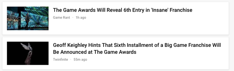 Illustration for article titled Bad Reporting Leads To Widespread False Rumor About The Game Awards